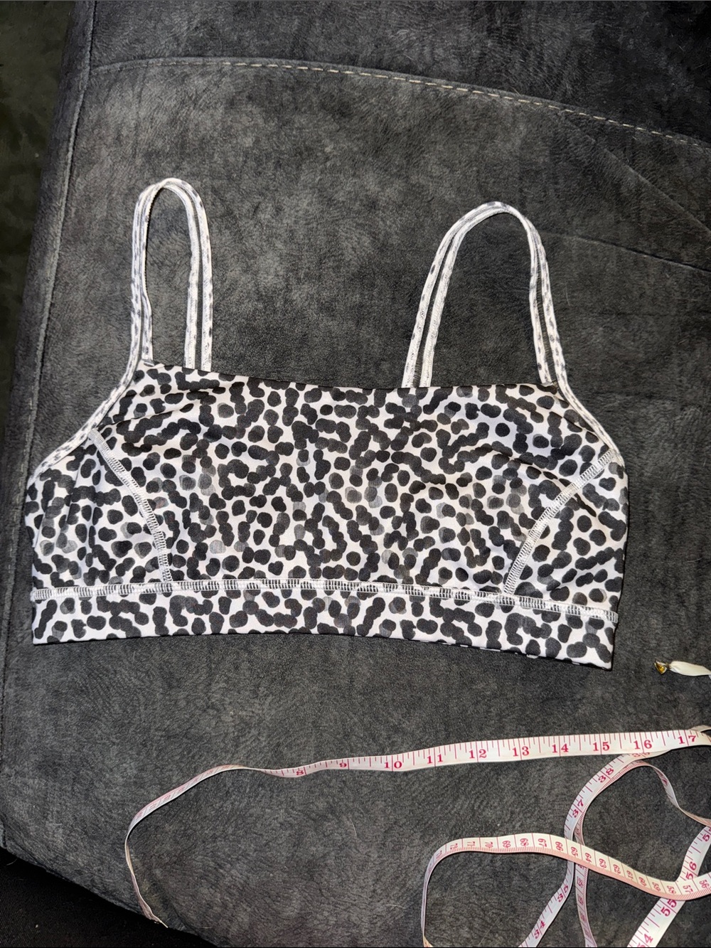 Lululemon Black and White Sports Bra